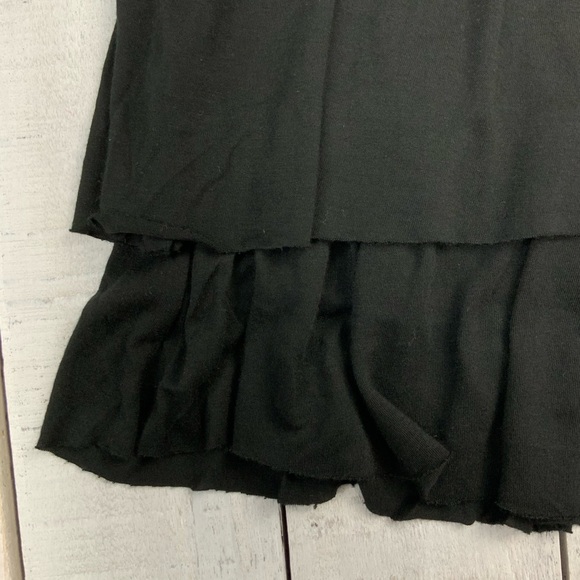 Banana Republic black tiered ruffle skirt - Picture 2 of 6